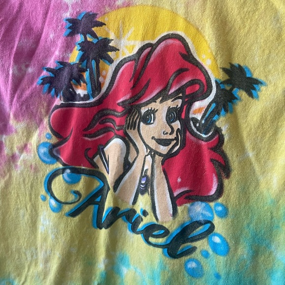 Disney Ariel Tie Dye T Shirt - Picture 2 of 8